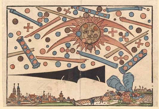 They've Always Been Here UFO T-Shirt | 1561 UFO Battle Over Nuremberg