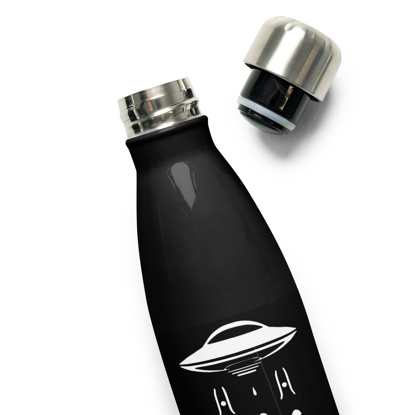 Alien Glyphs UFO | Stainless Steel Water Bottle