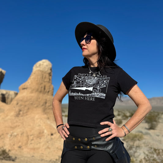They’ve Always Been Here T-Shirt | High-Waisted Fit