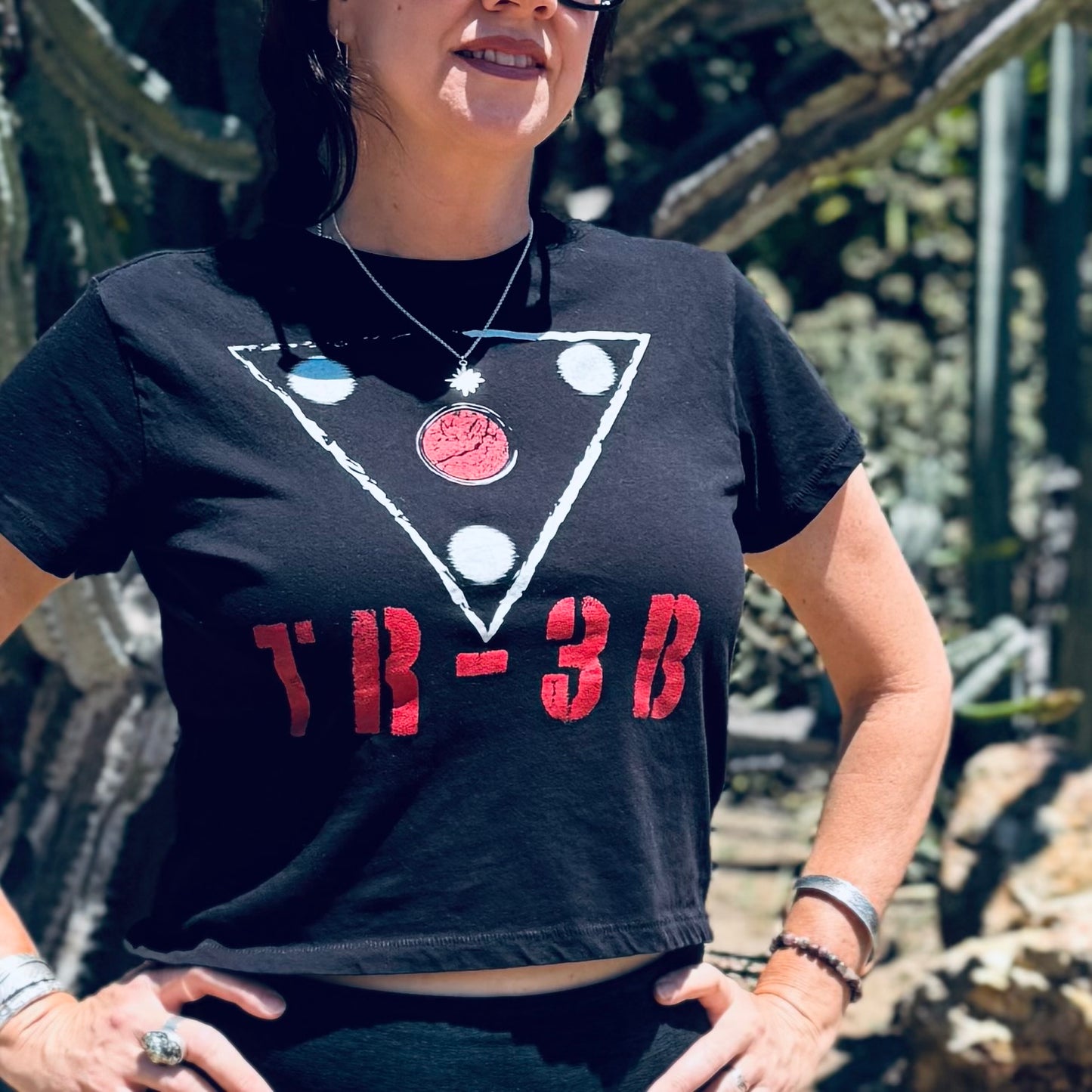TR-3B Triangle Craft | High-Waisted UFO t-shirt