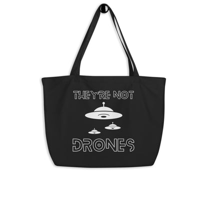 They’re Not Drones | Flying Saucer UFO Tote Bag