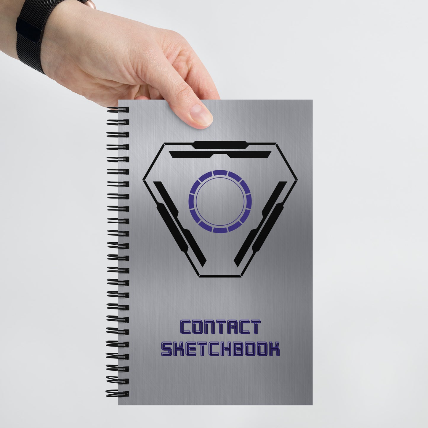 Contact Sketchbook | UFO Spiral Notebook