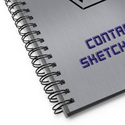 Contact Sketchbook | UFO Spiral Notebook