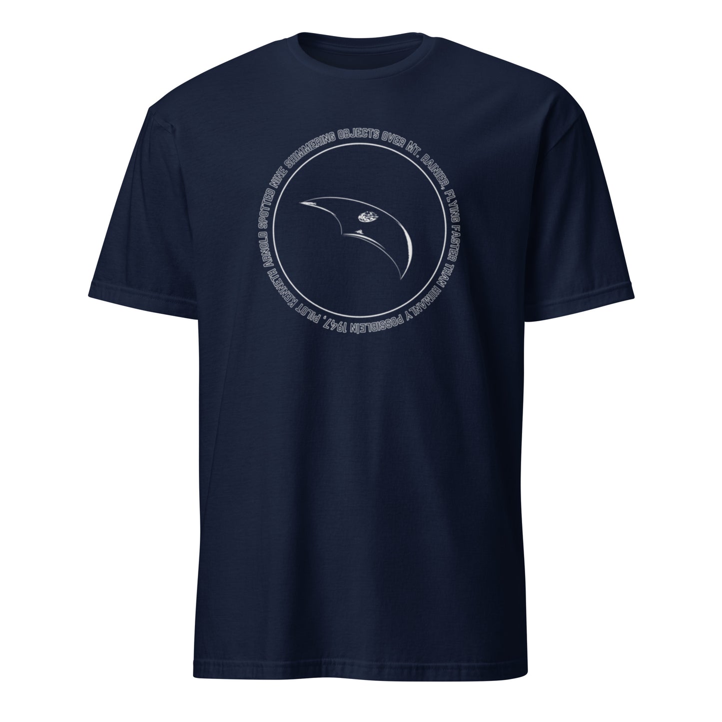 Kenneth Arnold UFO T-Shirt | 1947 Flying Saucers Sighting